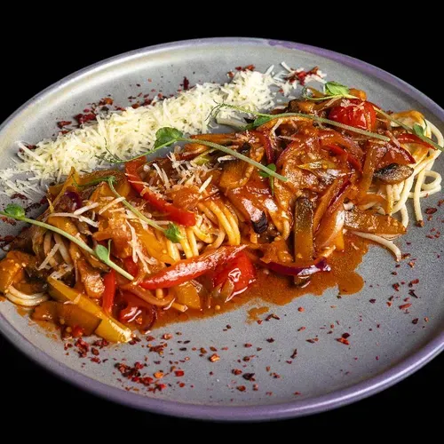 Паста с овощами